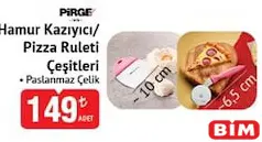 PİRGE HAMUR KAZIYICI/PİZZA RULETİ ÇEŞİTLERİ